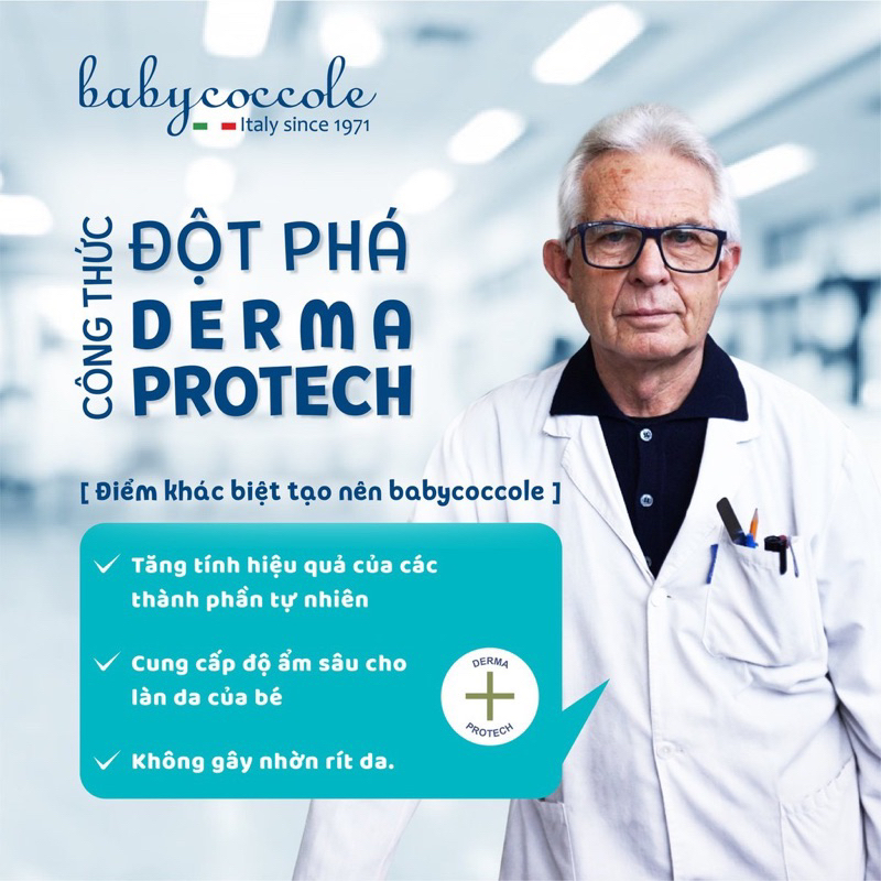 Sữa dưỡng ẩm chiết xuất hạnh nhân Babycoccole 0+ 30ml