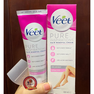 Kem tảy lông Veet 100ml pure inspirations hàng chính hãng