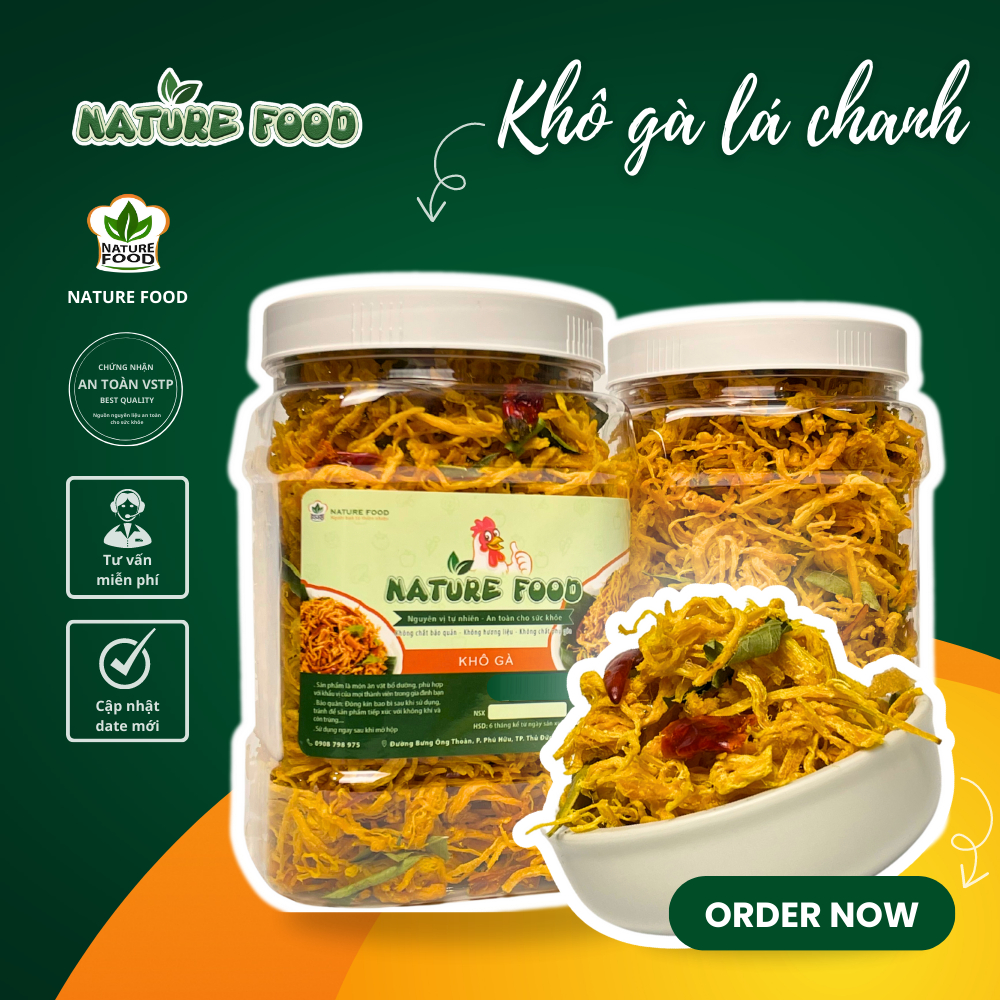 KHÔ GÀ LÁ CHANH LOẠI ĐẶC BIỆT NATURE FOOD