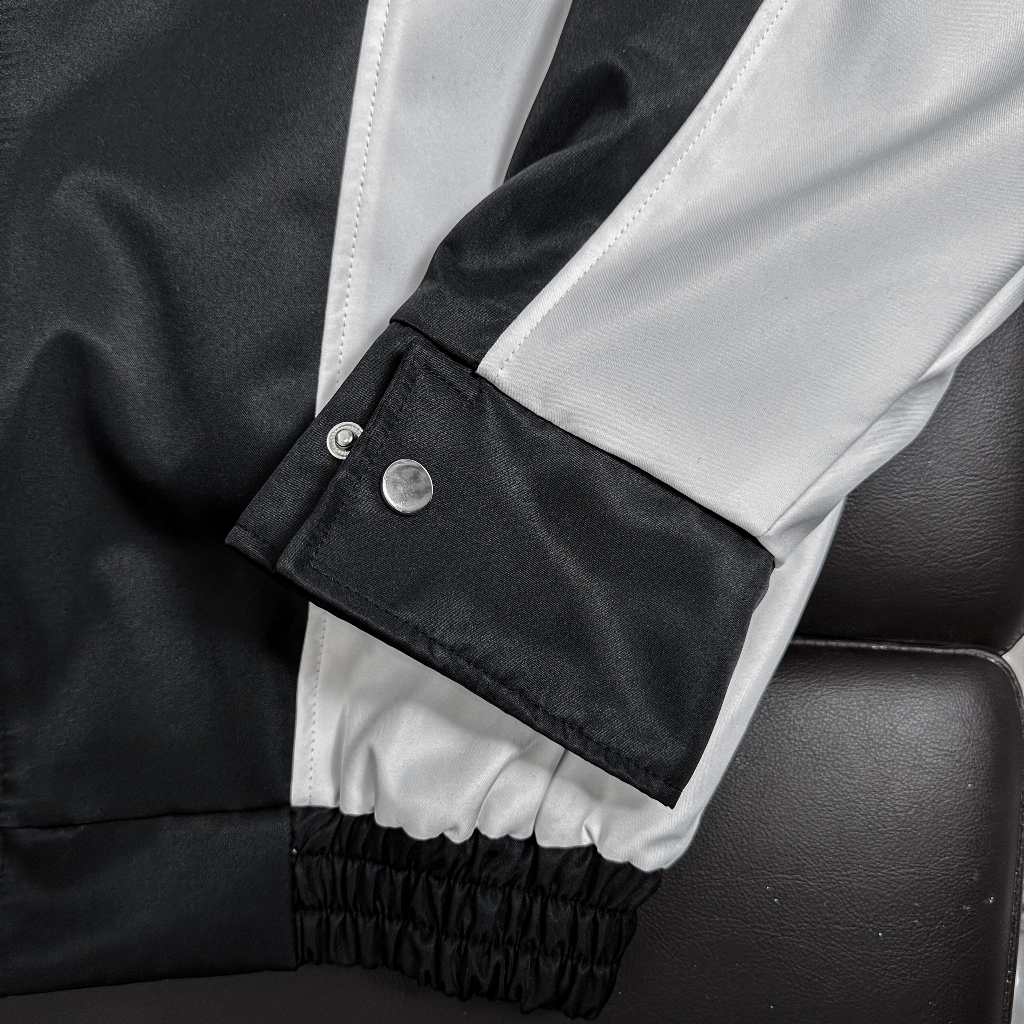 ÁO KHOÁC DÙ ĐEN TRẮNG BASIC - N.E.K.K