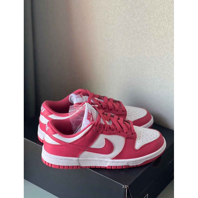 The best dunk!giày sneaker dunk low "teamred/archeo pink"