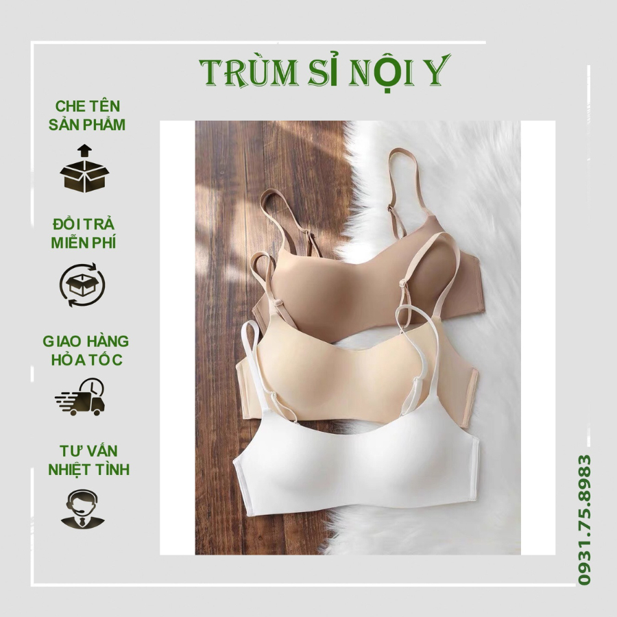 Áo Ngực Không Gọng Đệm Mỏng Thoáng Mát Co Giãn Mềm Mịn Thoải Mái -Trùm Sỉ Nội Y 1143