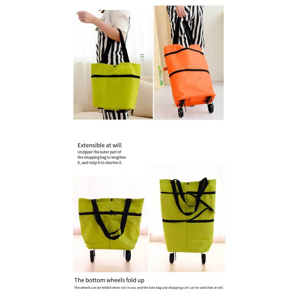 Túi Kéo Du Lịch Có Bánh Xe Xếp Gọn - GOOD DEAL