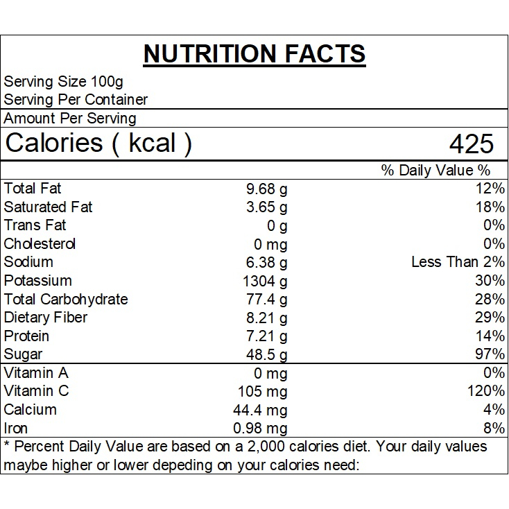 Sầu Riêng Sấy Lạnh 30g Không Đường - Chuẩn Xuất Khẩu - Green Chips