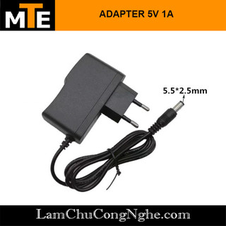 Nguồn adapter 5V 1A jack DC 5.5 * 2.1 mm