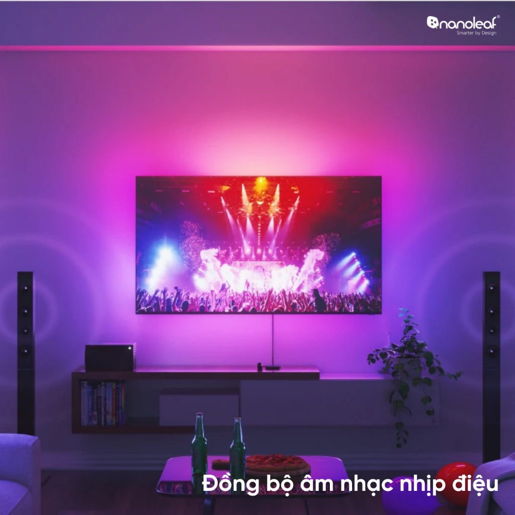 Bộ kit dây đèn LED RGBIC và Camera Nanoleaf 4D Screen Mirroring 65" (165cm)