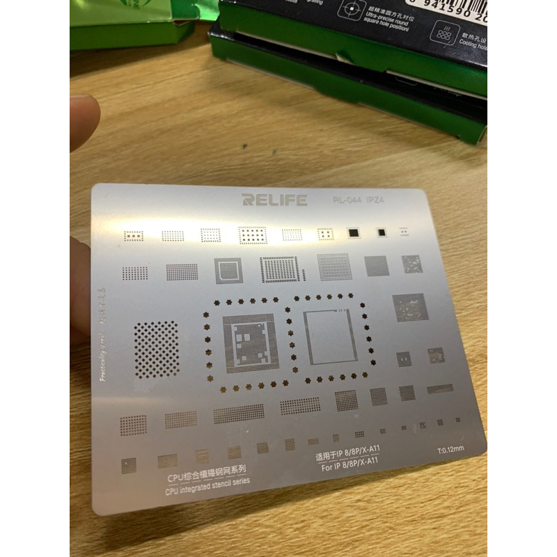 Vỉ làm chân IC IPhone  8g,8p ,IP X đa năng, vỉ đóng chân Ic chuyên IPhone