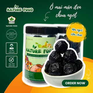 [2 HỘP - 1KG] Ô MAI (XÍ MUỘI) MẬN ĐEN THÁI LAN CHUA NGỌT LOẠI ĐĂC BIỆT NATURE FOOD