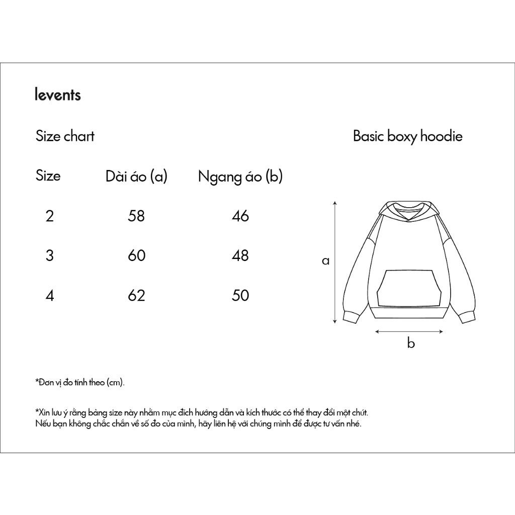 Áo Hoodie, Áo hoodie Levents Basic Boxy/ Brown