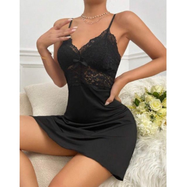 VÁY NGỦ REN MỀM BIG SIZE