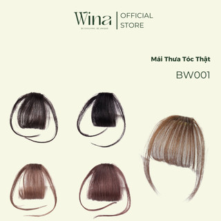 Mái Thưa Tóc Thật ( Có 2 pát - râu ) BW001 | WinaWigs