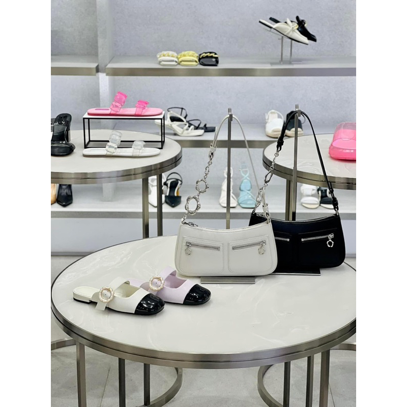 Sẵn Túi cặp nách chữ C sz 22cm siêu xinh