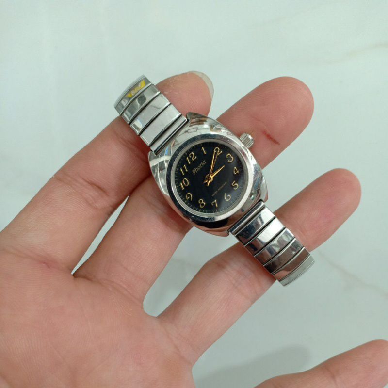 Đồng hồ si nhật nữ hiệu MARUMAN PHORIA dây chun độ mới cao 93%