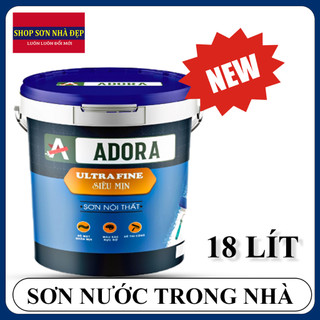 Thùng sơn nước 18 lít trong nhà Adora Siêu Mịn cao cấp giá rẻ