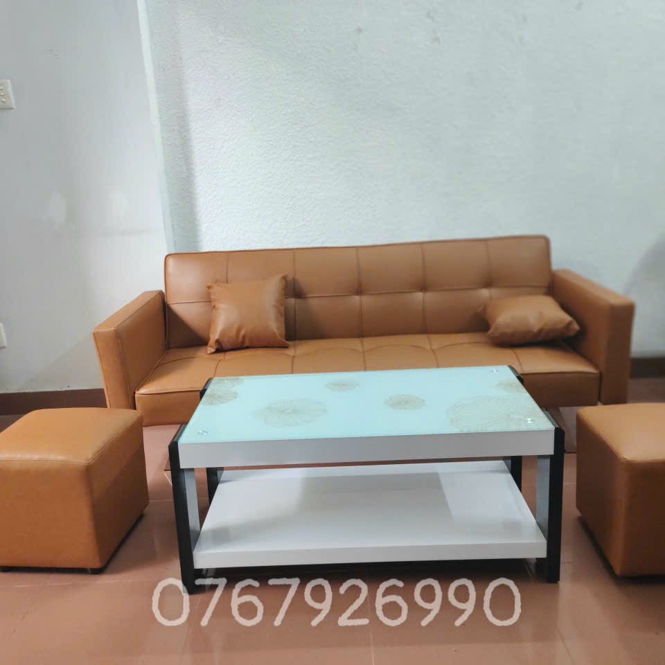 Bộ sofa phòng tiếp khách 6 món - sofa căn hộ da simili chuẩn hàng xuất đi - bh 12 tháng | BigBuy360 - bigbuy360.vn