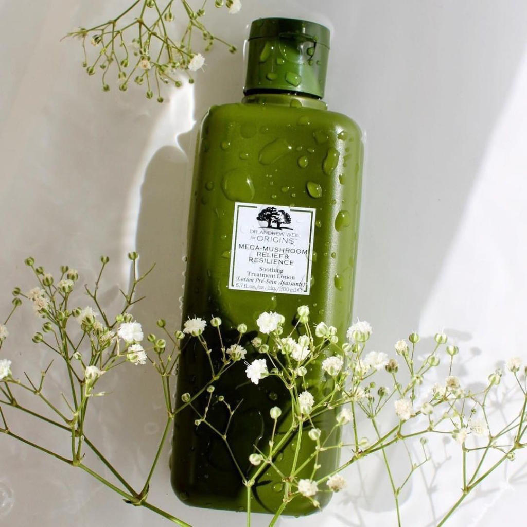 Lotion nấm Origins MEGA MUSHROOM Relief & Resilience Soothing Treatment Lotion
