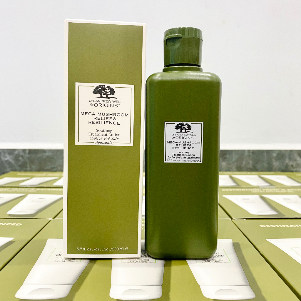 Lotion nấm Origins MEGA MUSHROOM Relief & Resilience Soothing Treatment Lotion