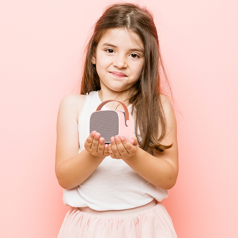 Bộ Loa bluetooth mini karaoke kèm mic KOLEAD P2 Không dây Bass cực mạnh, hỗ trợ kết nối thẻ nhớ, jack 3.5mm