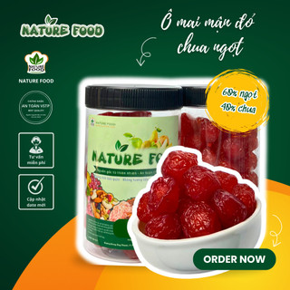 [HỘP 500GR] Ô MAI (XÍ MUỘI) MẬN ĐỎ THÁI LAN CHUA NGỌT LOẠI ĐĂC BIỆT NATURE FOOD