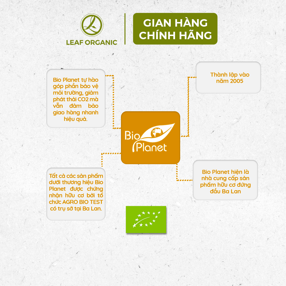 Hỗn hợp đậu hữu cơ Bio Planet 400g