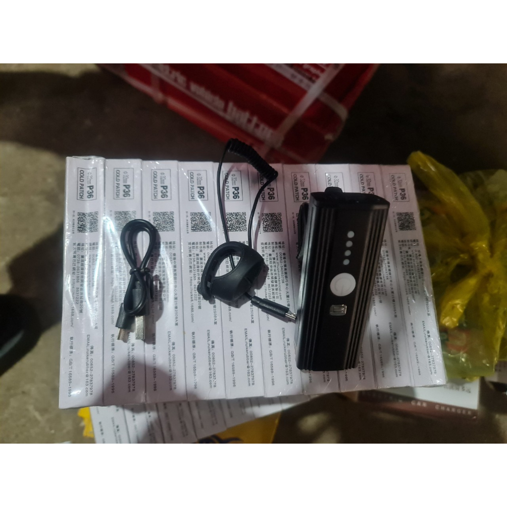 Đèn Còi Xe Đạp HJ062, Chống Nước Led Siêu Sáng, sạc USB