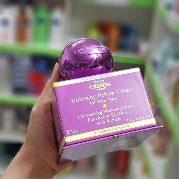 Kem Cessna Tím - Kem Dưỡng Trắng Da Mờ Nám Ngăn Lão Hóa 30gr