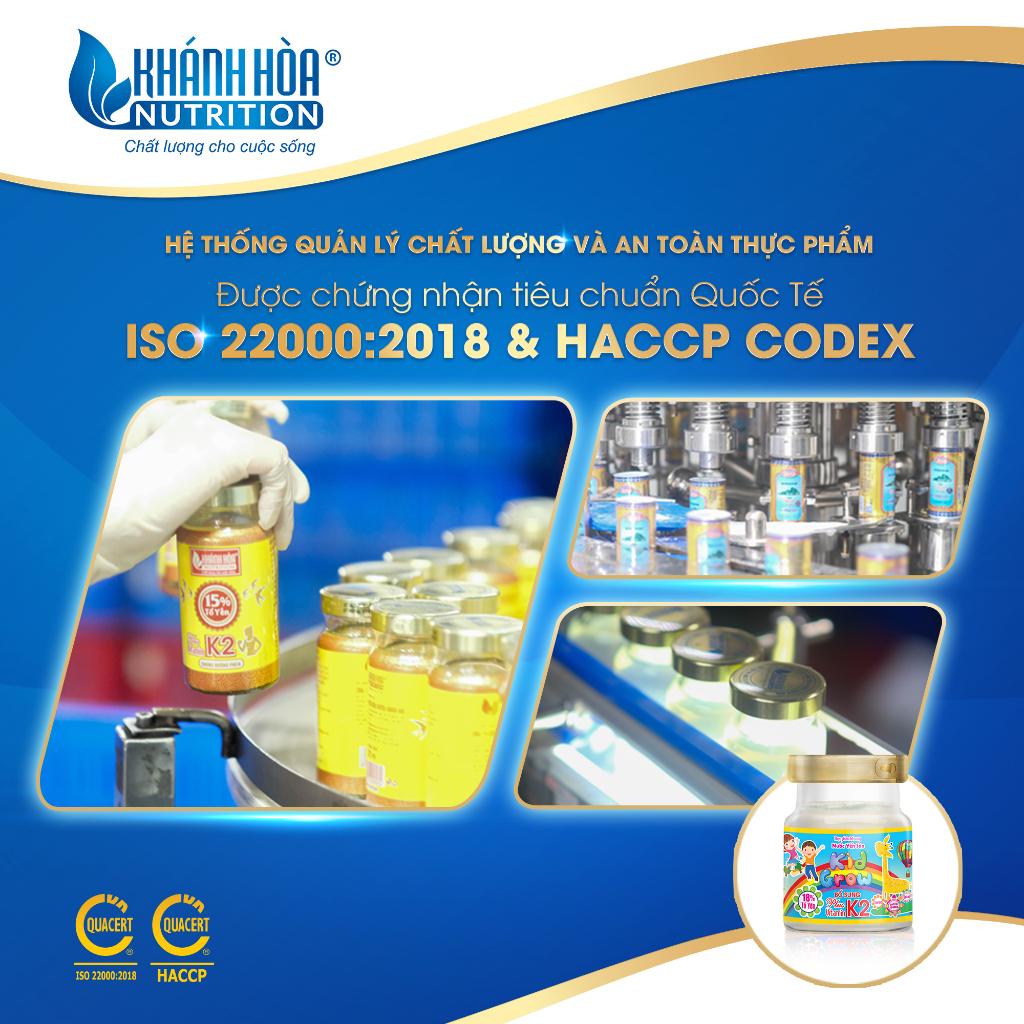 Combo 4 Lọ Yến Sào KidGrow 18% Dành Cho Trẻ Bổ Sung Vitamin K2 Tặng 2 Lọ KidGrow 12% Vị Dâu & Cam - Khánh HOà Nutrition