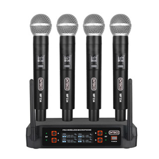 Micro không dây ONTEKCO MF333-MF334-MF338 cao cấp đa năng đầu thu 2 anten, hút âm tốt, chống hú, phù hợp loa kéo, amply