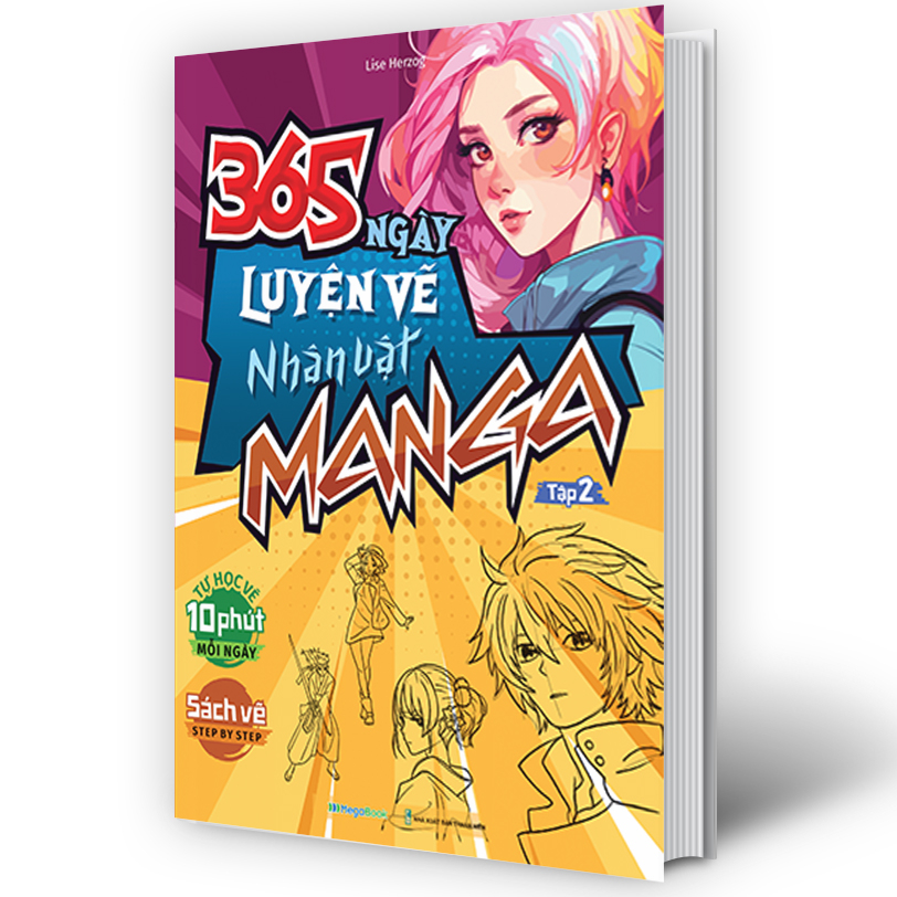 Sách 365 ngày luyện vẽ Nhân Vật Manga - Tập 2