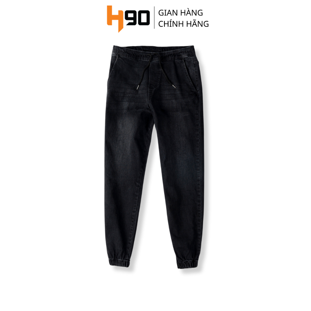 Quần Jogger Jean Nam H90 Jogger Nam Dáng Ôm SLimfit Bo Gấu Chất Bò Co Giãn Cao Cấp Thoải Mái Vận Động TRJ007