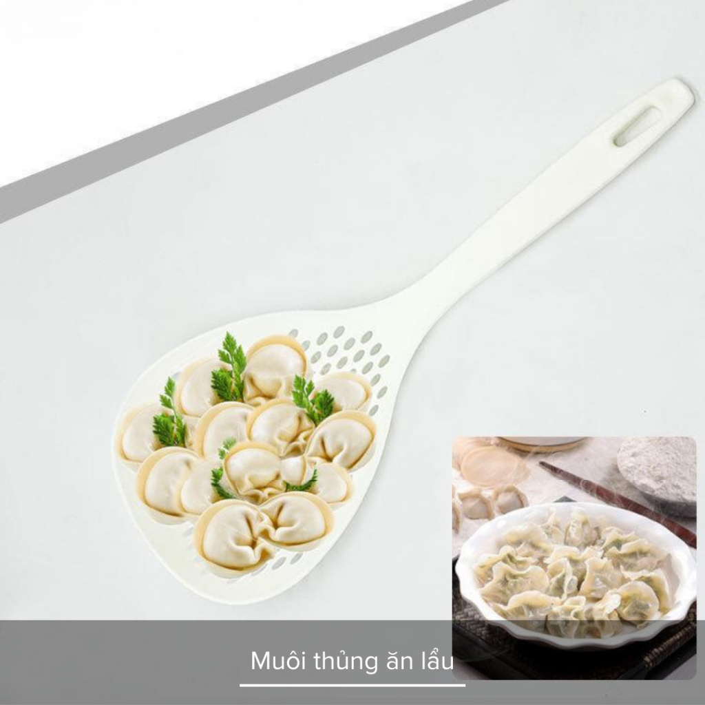 Vá Canh Lỗ Ăn Lẩu, Muôi Thủng Phong Cách Nhật Bản