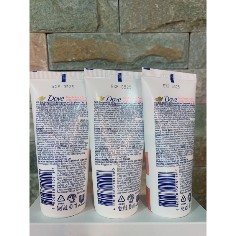 Serum dưỡng sáng ngăn mùi Dove Niacinamide