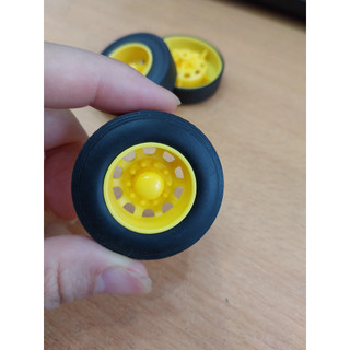 BX8 bánh xe cao su lồi lõm loại tốt trục 3 * 42mm bán lẻ từng cái