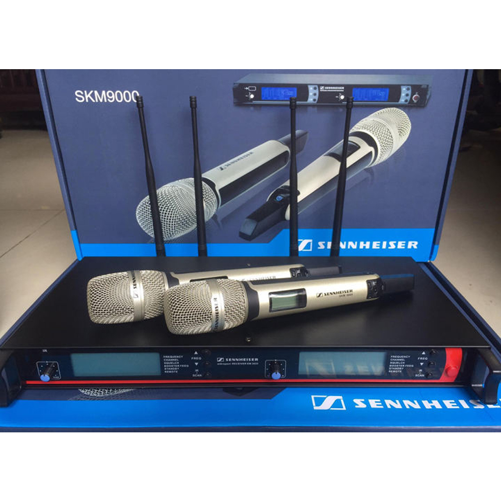 Micro Không Dây Shennheiser SKM 9000 – 4 Râu Micro Karaoke không dây Micro không dây