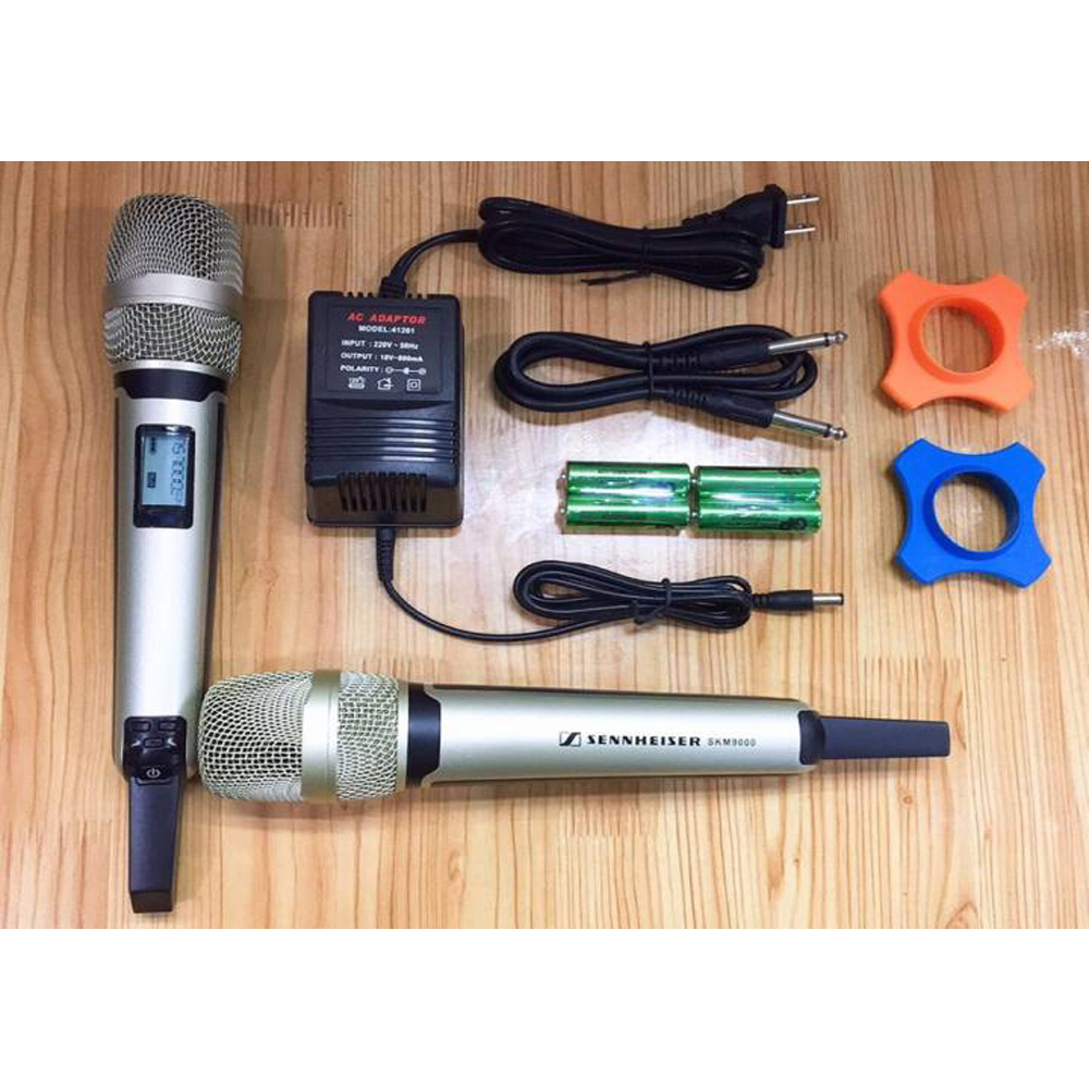 Micro Không Dây Shennheiser SKM 9000 – 4 Râu Micro Karaoke không dây Micro không dây