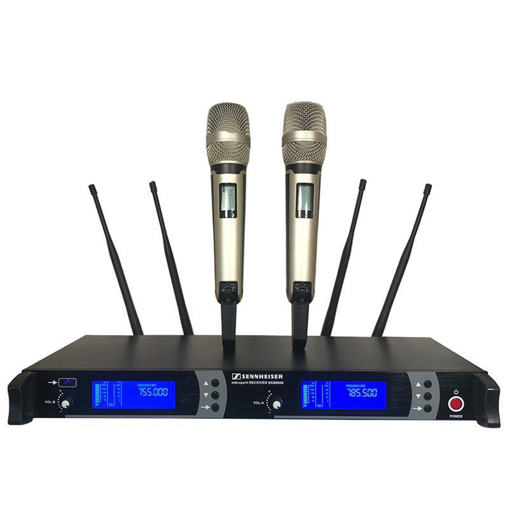 Micro Không Dây Shennheiser SKM 9000 – 4 Râu Micro Karaoke không dây Micro không dây