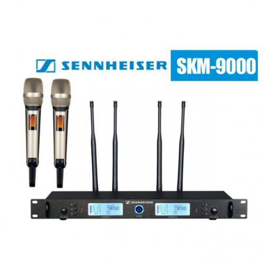 Micro Không Dây Shennheiser SKM 9000 – 4 Râu Micro Karaoke không dây Micro không dây