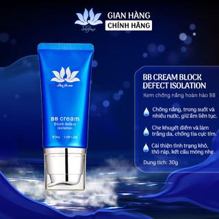 Kem nền chống nắng shafana bb cream block defect isolation spf 50 pa+++ 30g