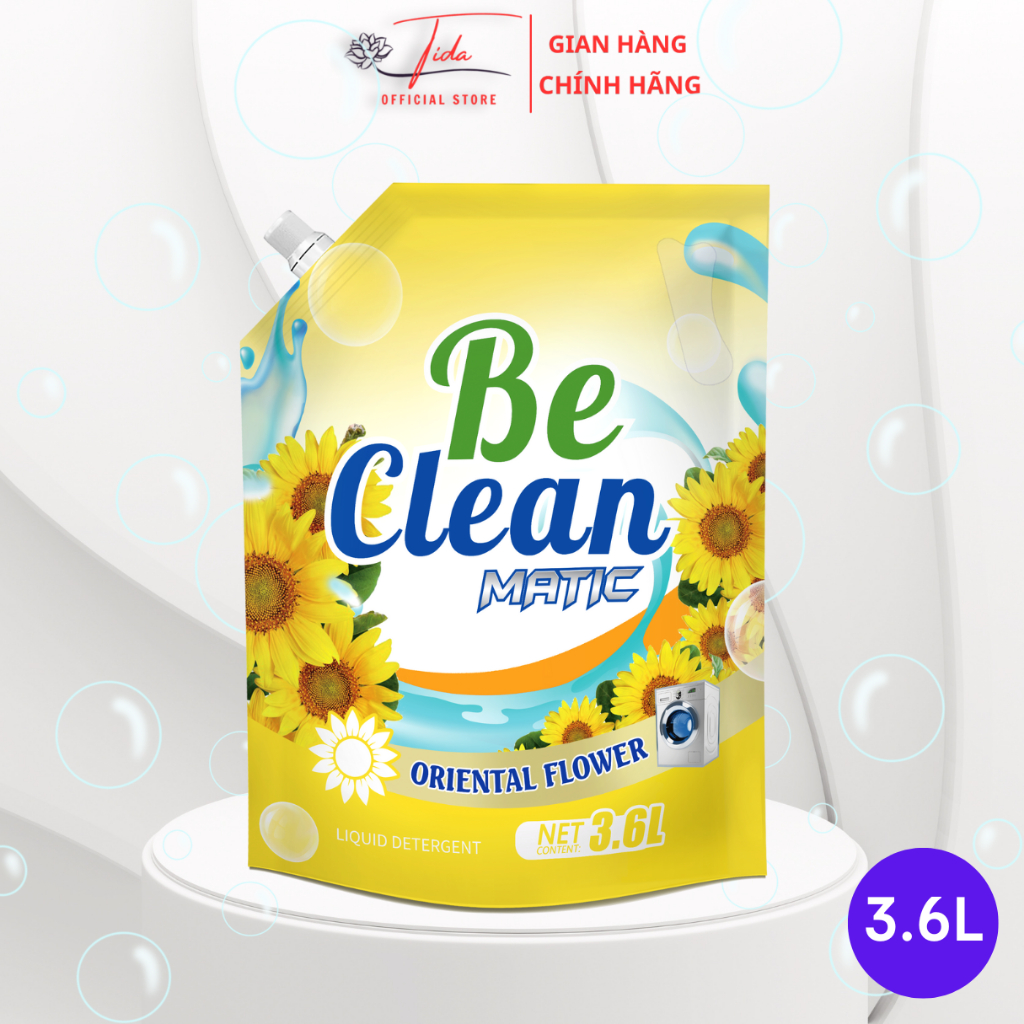 Nước Giặt Xả BE CLEAN 100ml - Sạch Sâu Ít Bọt, Lưu Hương Đậm Sâu