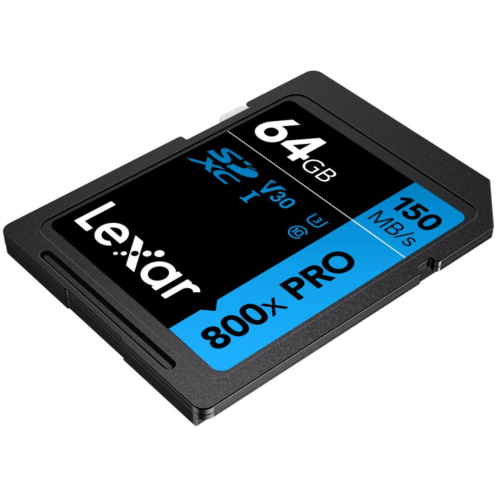 Thẻ nhớ Lexar 32GB/ 64GB 800X PRO SDHC/ SDXC UHS-I BLUE Series, tốc độ đọc lên đến 150Mb/s, ghi hình 4K, BH 5 năm