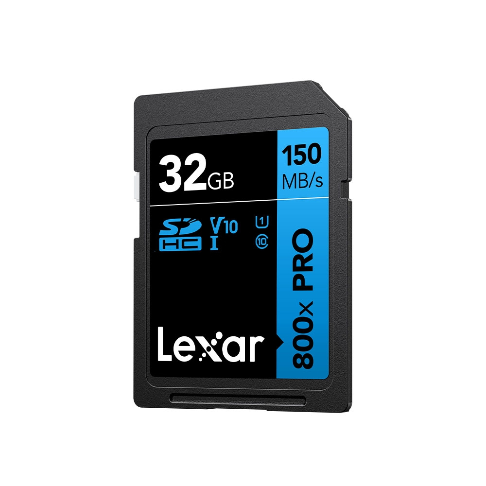 Thẻ nhớ 32GB/ 64GB SDHC/ SDXC Lexar 800X PRO UHS-I BLUE Series, tốc độ đọc lên đến 150Mb/s, ghi hình 4K, BH 5 năm