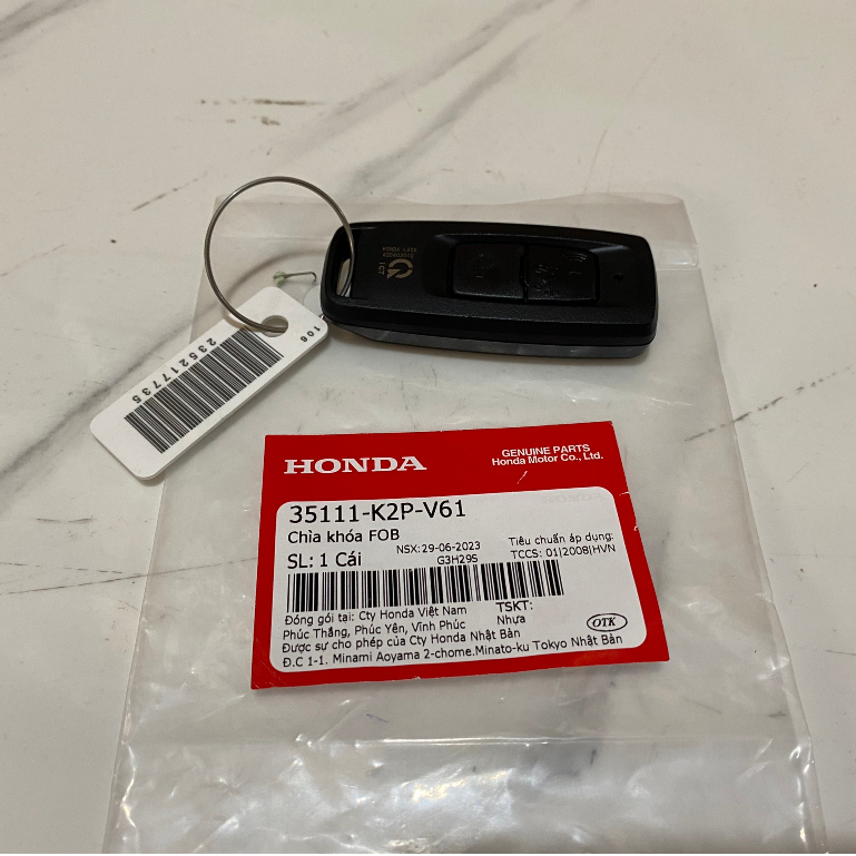 Chìa khóa FOB - Remote HONDA WINNER X V3 năm 2022-2023. Mã SP 35111K2PV61