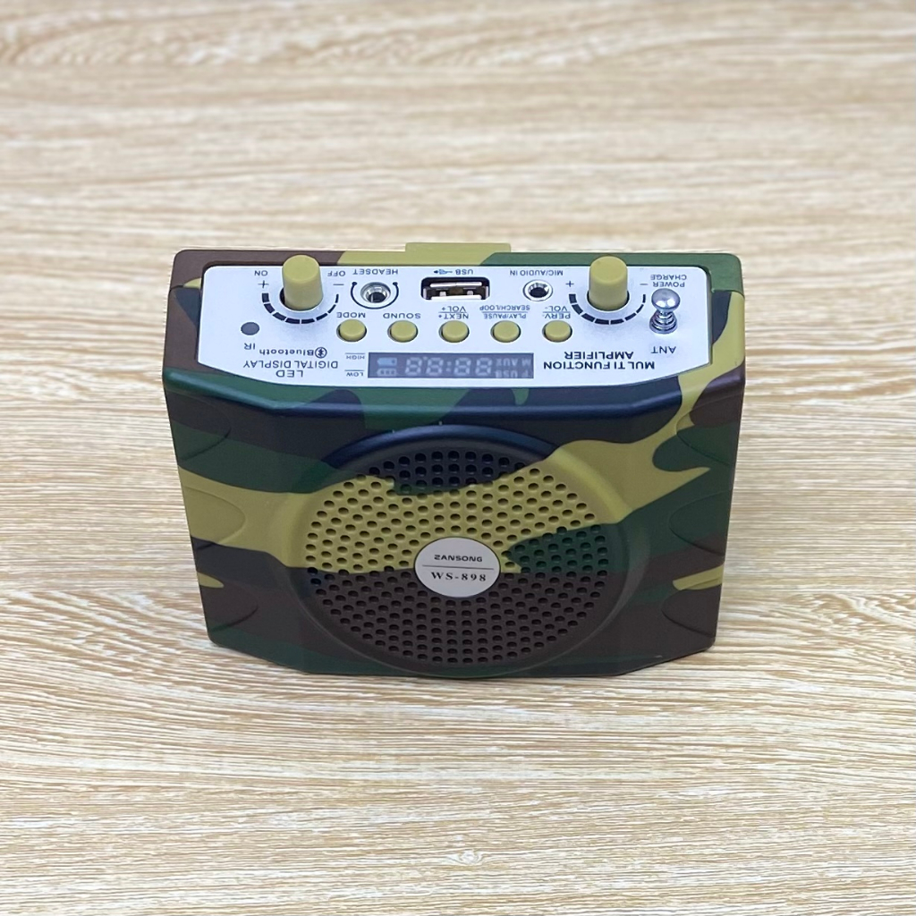 Loa bẫy chim trợ giảng Zansong WS-898 có bluetooth