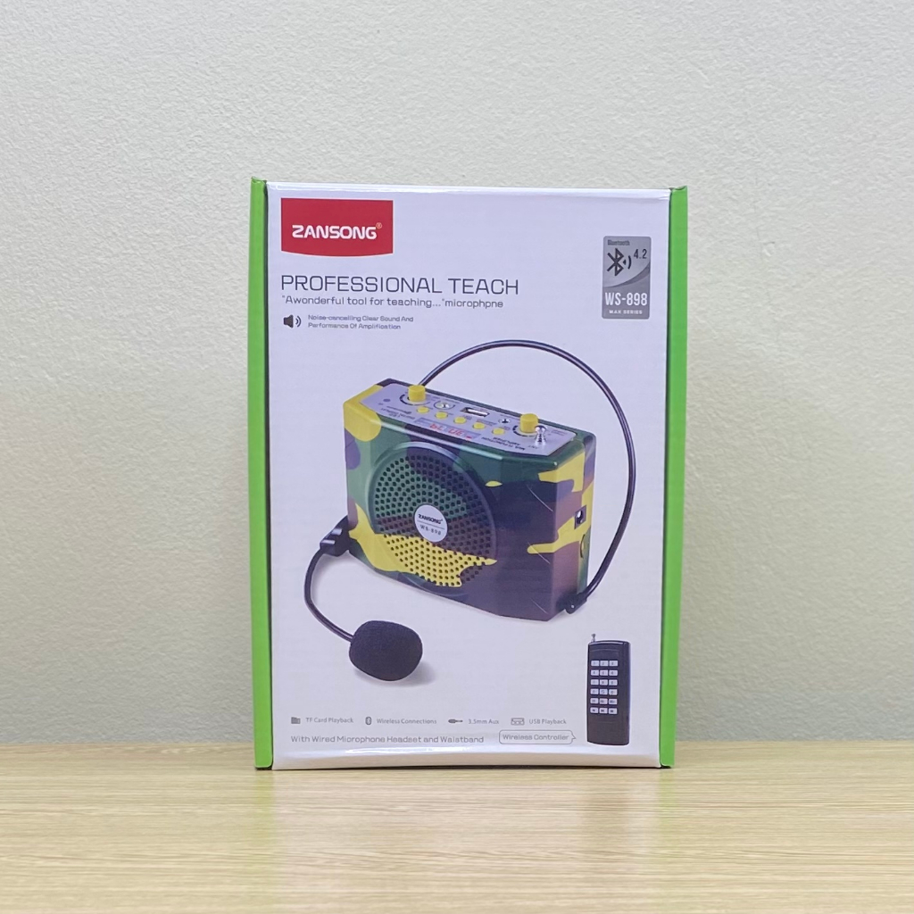 Loa bẫy chim trợ giảng Zansong WS-898 có bluetooth
