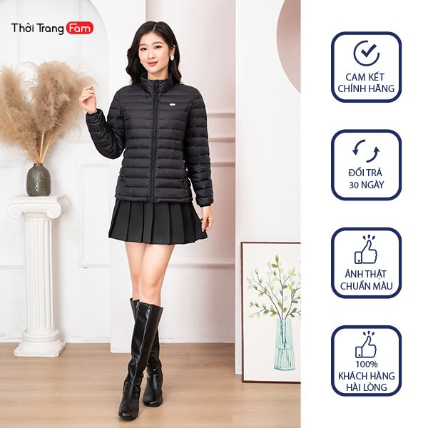 Áo phao lông vũ Áo phao siêu nhẹ chắn gió không thấm nước giữ ấm tốt nhất hàng thương hiệu Fam
