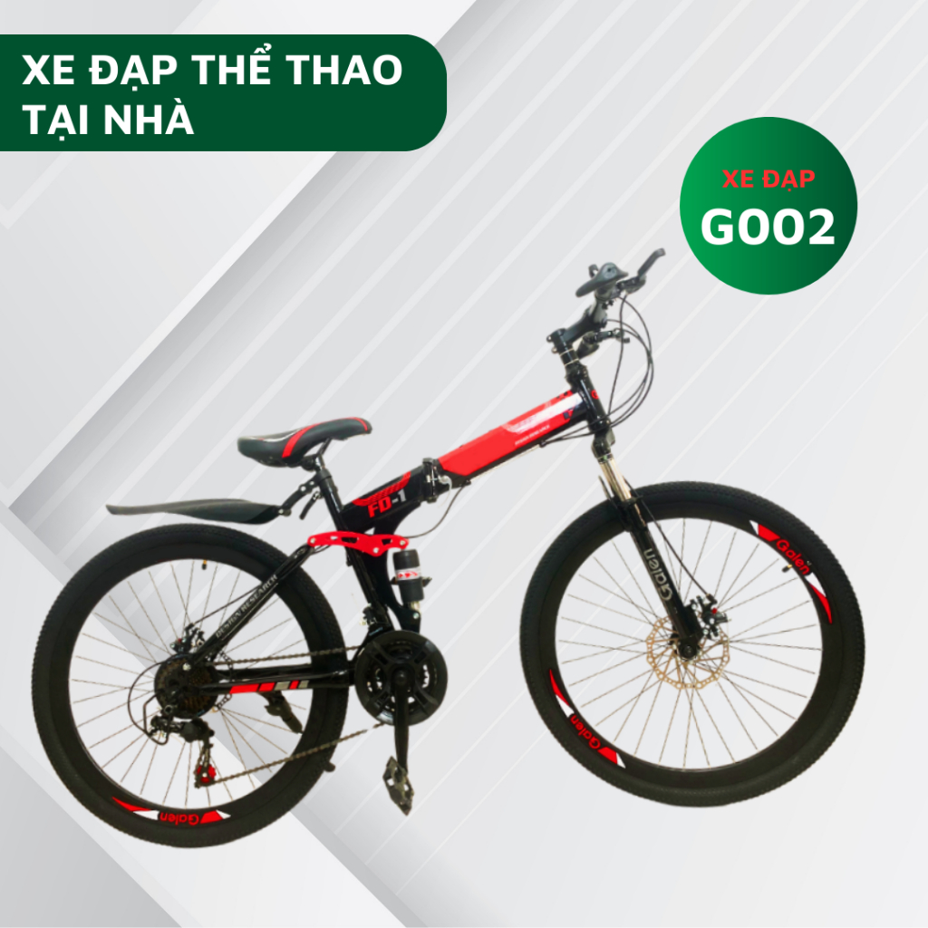 Xe Đạp Địa Hình Gấp Gọn Loại Lớn, Xe Đạp Toàn Thân Dễ Dàng Lắp Đặt Và Di Chuyển