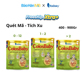 Sữa bột ColosBaby Gold / Bio Gold / IQ Gold / D3K2 VitaDairy - Lon 400g, 800g - Chính hãng VitaDairy