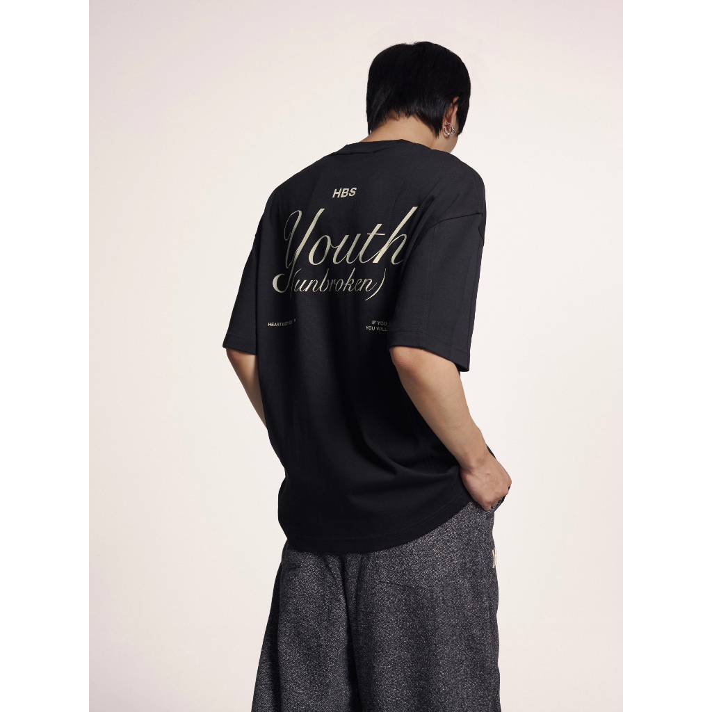 Áo phông thể thao HBS SPORTY T-SHIRT 2.0 - BLACK