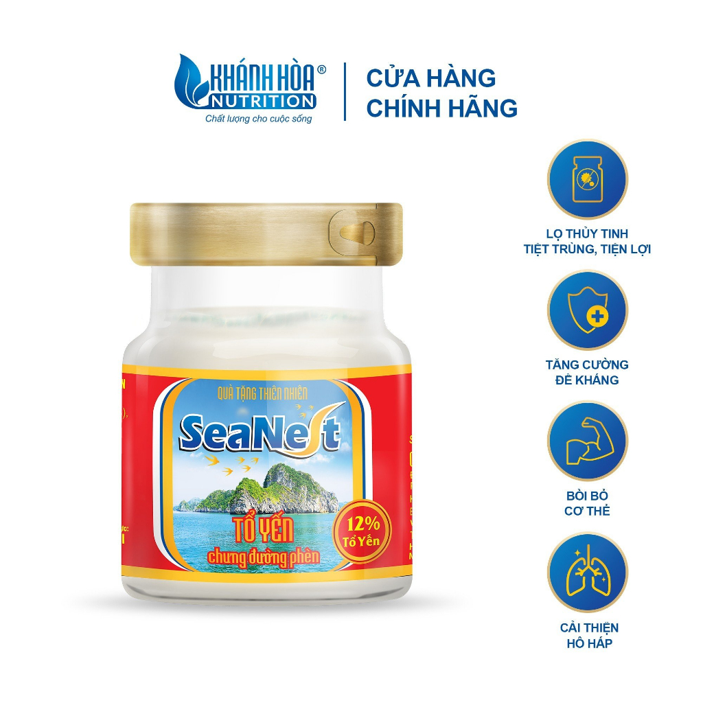 Combo Yến Sào Ngũ Vị - Mua 5 Lọ Yến Sào Tặng 2 hộp Hồng Sâm 100 ML - Khánh Hoà Nutrition