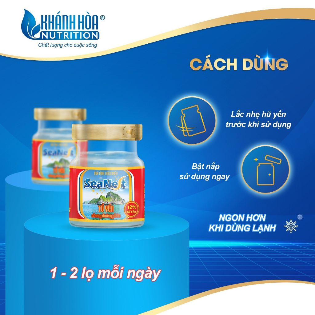 Combo Yến Sào Ngũ Vị - Mua 5 Lọ Yến Sào Tặng 2 hộp Hồng Sâm 100 ML - Khánh Hoà Nutrition
